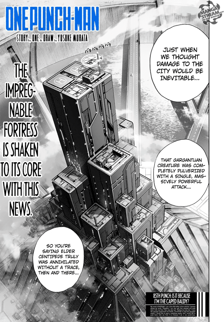 One Punch Man Chapter 85