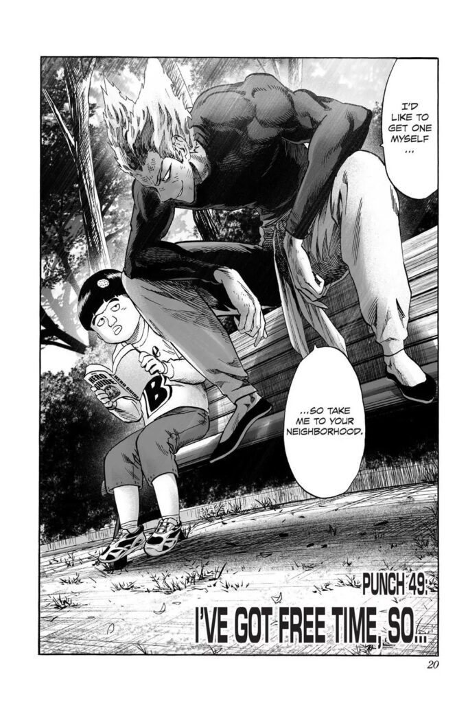 One punch man chapter 49