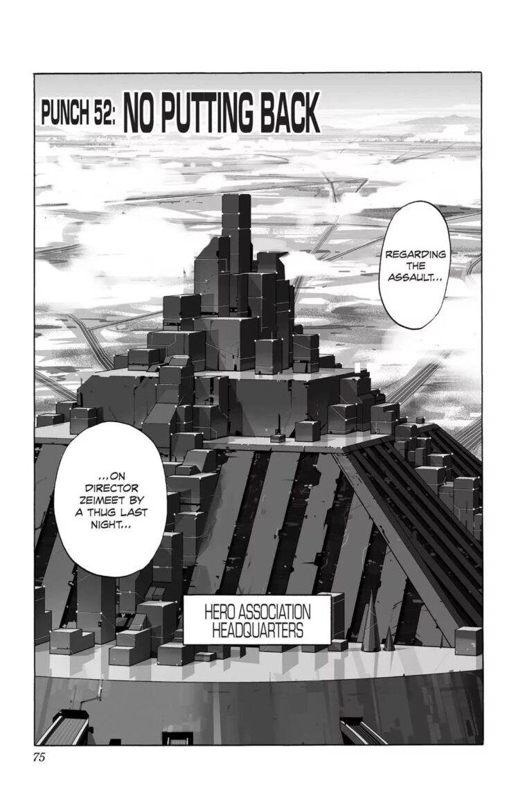 One punch man chapter 52