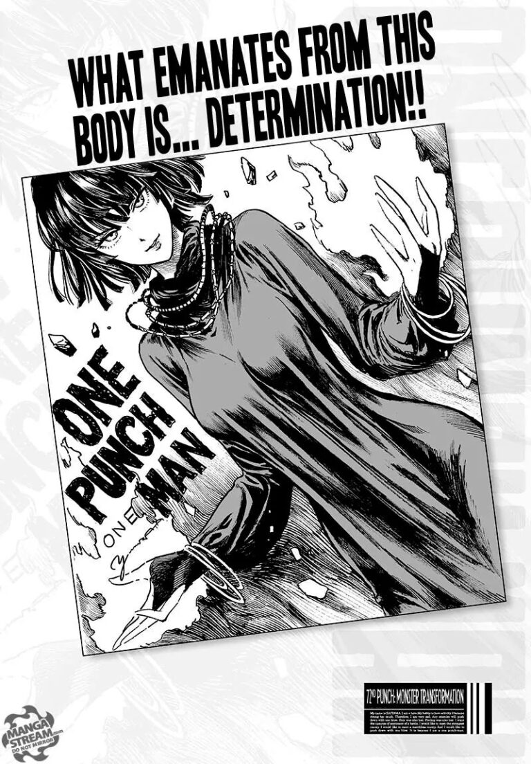 One punch man chapter 72